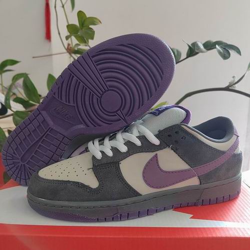 Nike Dunk Sb Low Grey Purple Men Women Shoes-107